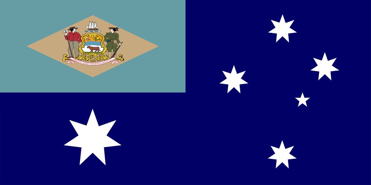 The Delawarean Australian Flag I finally made it. All Though I became Australian after being friends with Australians