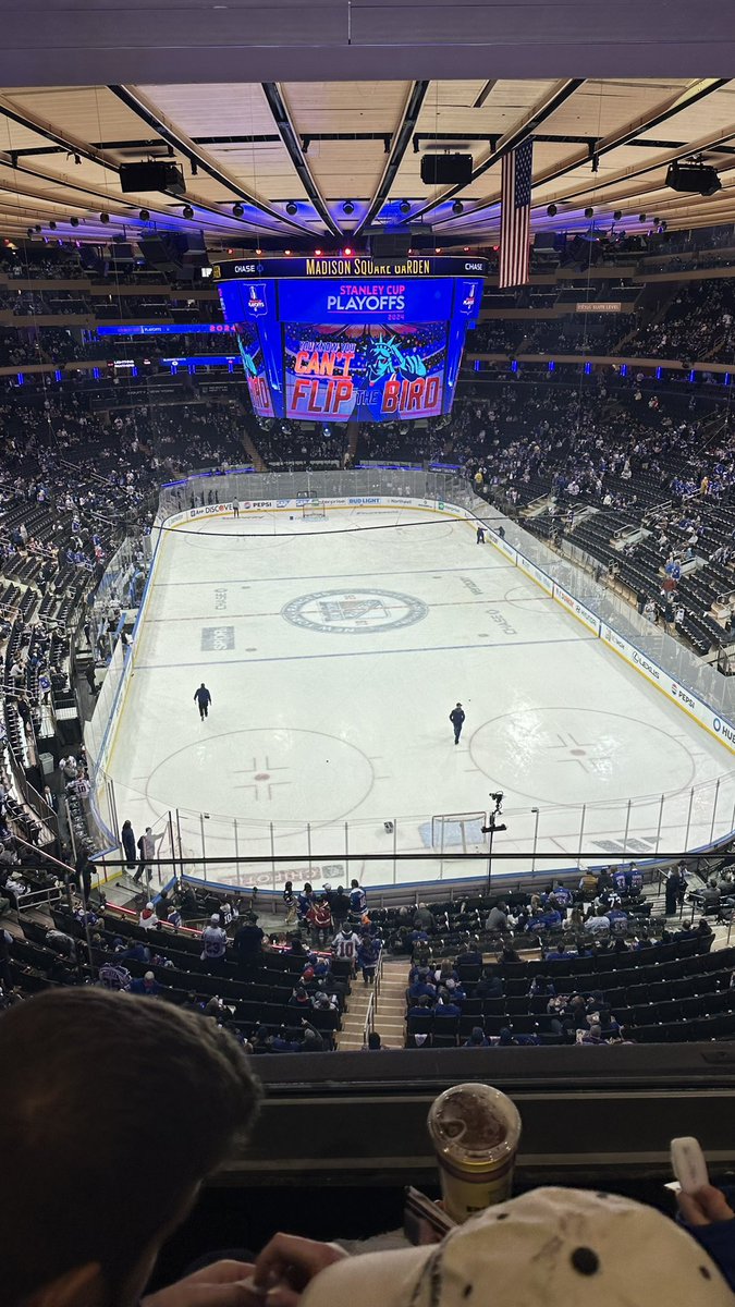 dave_guarino's tweet photo. @JohnBrancy Let’s goooooo from the Blue Seats!!! #LGR @NewYorkRangers_ https://t.co/IJTzfLp68b