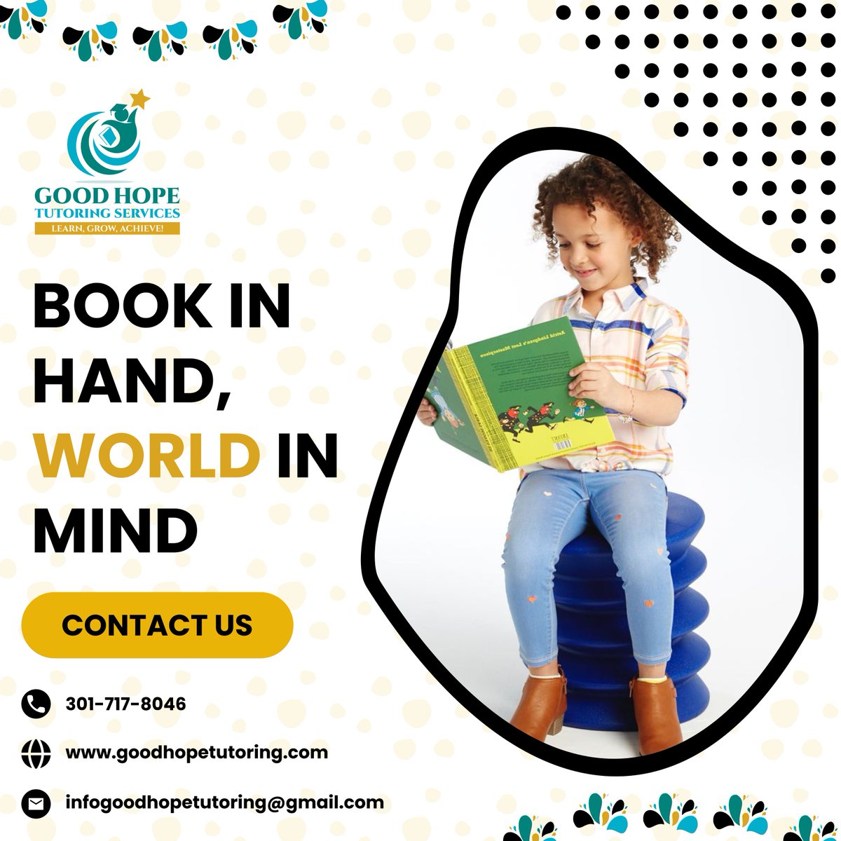 📚🌍 With a book in hand and the world in mind, anything is possible! 🚀💡 We're here to help you expand your horizons through education.

#ReadingSkills #WritingWorkshop #LanguageLearning
#StudyGroup #LearningCommunity #StudyMotivation
#StudentLife #BrainBoost #StudyHacks