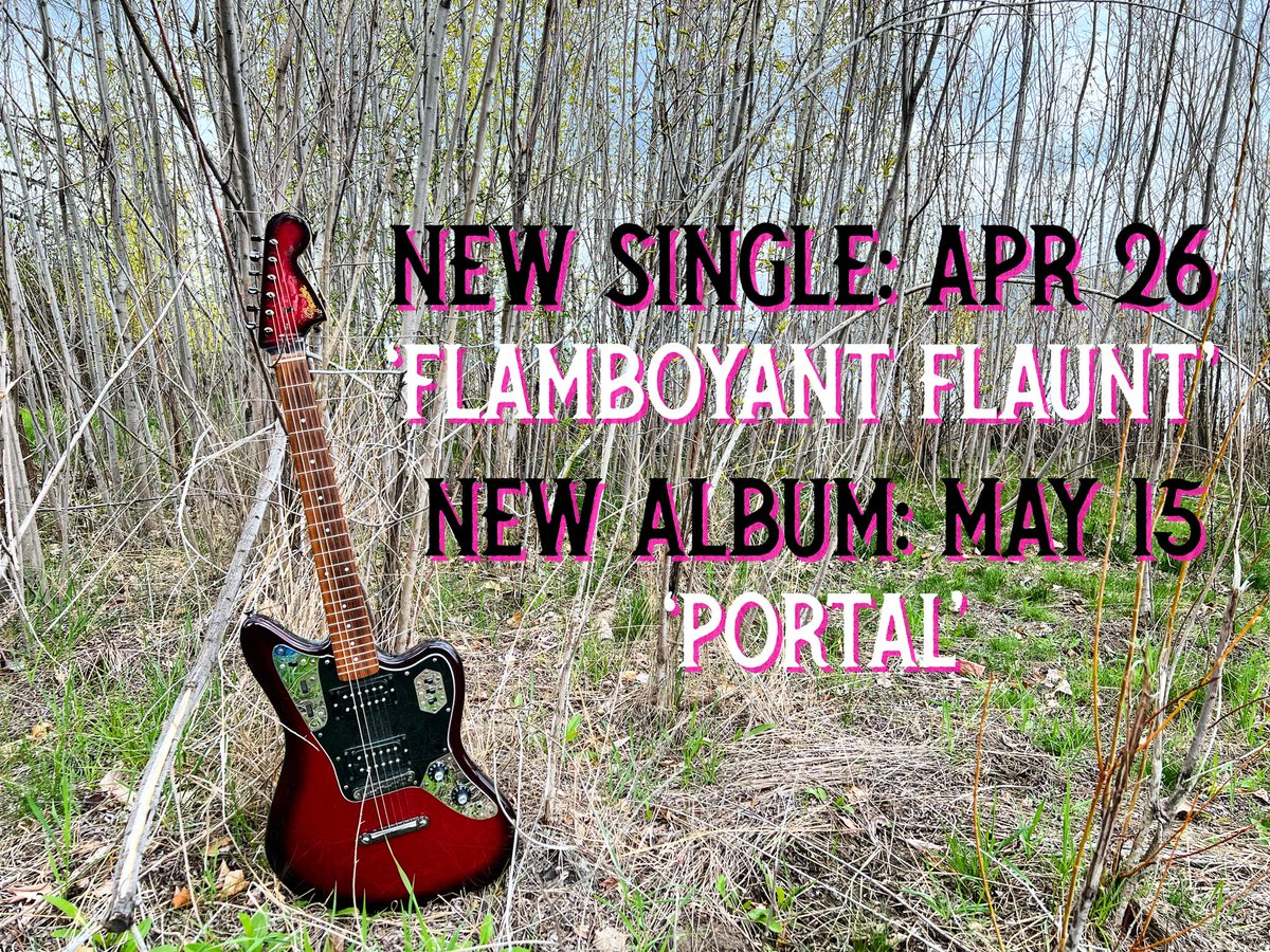 Jaguar in the woods. The new ‘70s rock inspired single, ‘Flamboyant Flaunt’ is out this Fri. It’s the final song off the upcoming 10-track ‘Portal’ album which is due May 15. A full discography streams at: 🎸: hypeddit.com/pennanbrae/dis… #fenderjaguar #newalbumcoming #fenderguitars