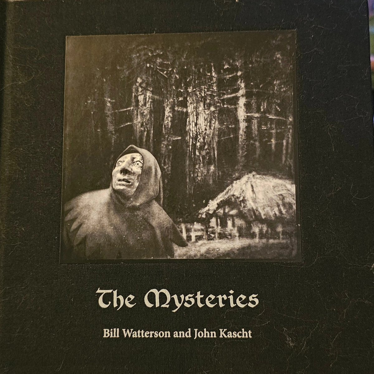heroesonline's tweet photo. BILL WATTERSON has given a signed copy of his and John Kascht's new book, The Mysteries, to Team Cul de Sac to auction off during HeroesCon to benefit Parkinson's Disease research! Watch this space for more info!

#teamculdesac #heroescon #billwatterson #johnkascht #TheMysteries https://t.co/E8HFLBghze