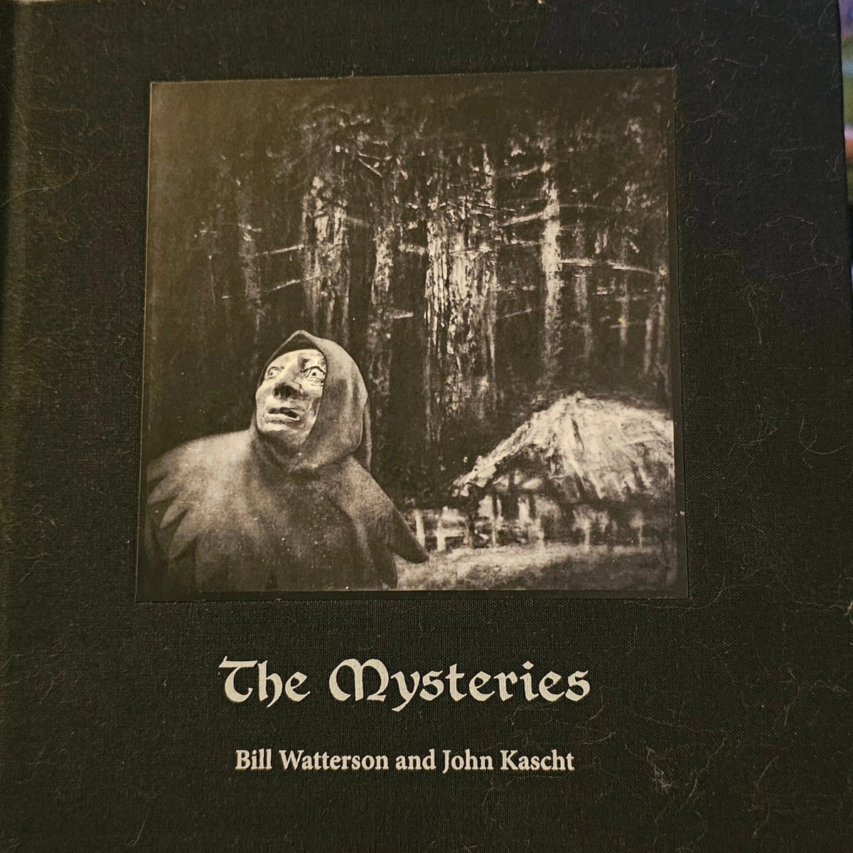 BILL WATTERSON has given a signed copy of his and John Kascht's new book, The Mysteries, to Team Cul de Sac to auction off during HeroesCon to benefit Parkinson's Disease research! Watch this space for more info! #teamculdesac #heroescon #billwatterson #johnkascht #TheMysteries