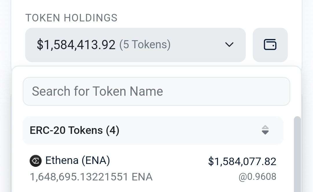 WHALES ACCUMULATING $ENA DON'T FADE