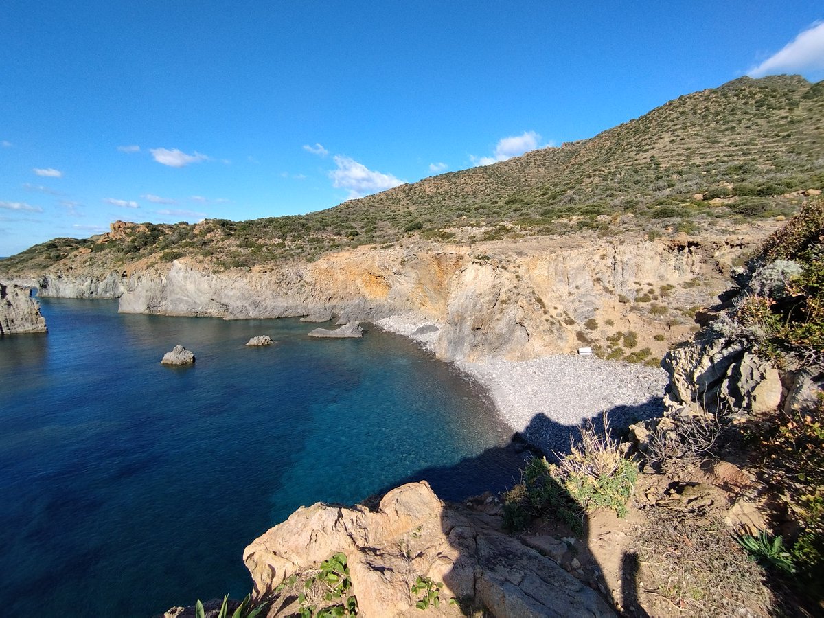 The beach of Cala Junco, Island of #Panarea, #Aeolian Islands.