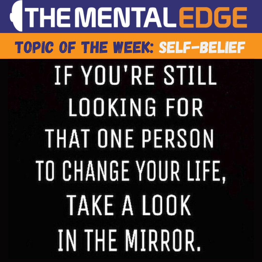 The Mental Edge Topic of the Week: SELF-BELIEF

#mindset #mentalperformance #mindsetiseverything #selfbelief #mentalperformancecoach #mindsetcoach