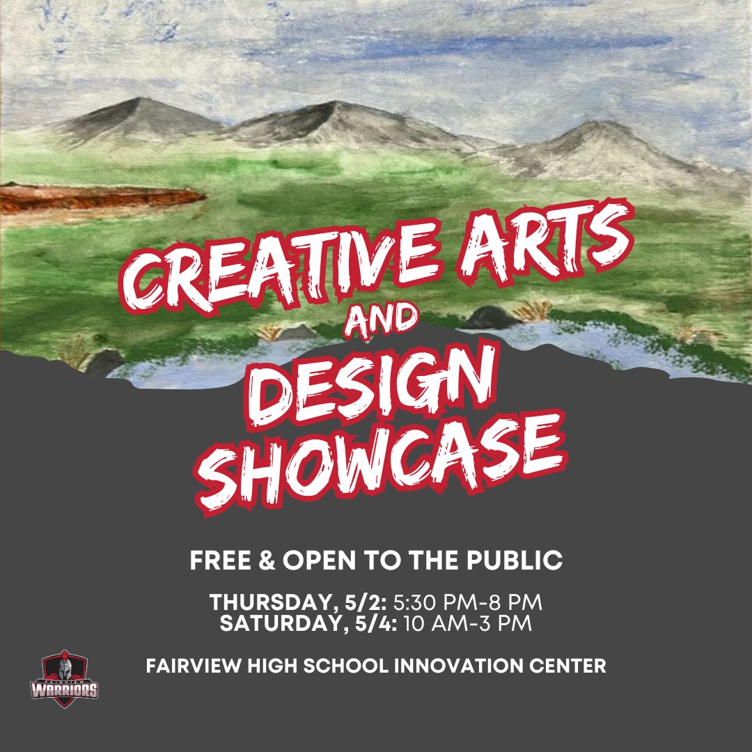 During a busy last month of the school year in May, the community is invited to take some time and enjoy a variety of student-created artwork from all grade levels at the Creative Arts and Design Showcase. Read more here: ow.ly/BBrO50Rl8s8 #WarriorPride #Create #Reflect