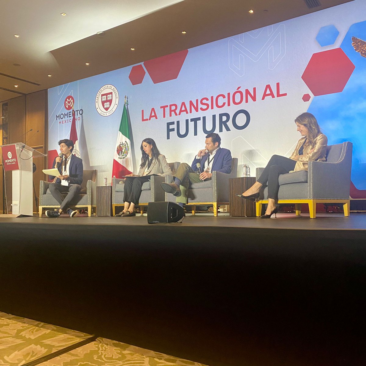 HarvLatinoAlum's tweet photo. “Momento Mexicano”, an event to discuss relevant issues around Mexico’s transformation process, was held this past April 20th having great speakers. Congratulations to Harvard Club of Mexico for organizing this great event.  

Visit https://t.co/w6qqAAf1qy for more information. https://t.co/W4mWEur1sT