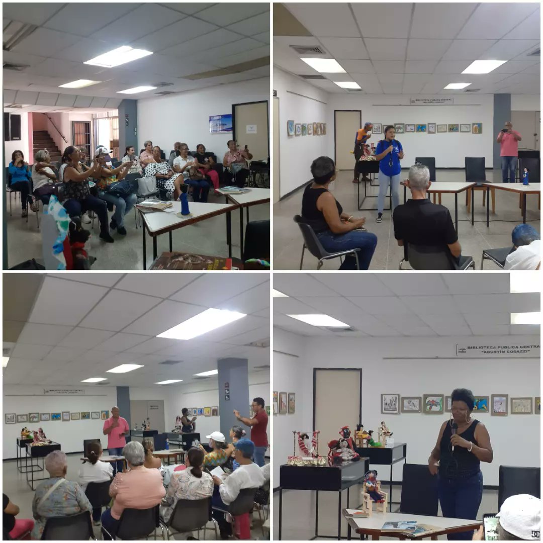 MariaRo09269089's tweet photo. Celebrando el día del Libro y del Idioma español. Red de Historia, 
Memoria  y Patrimonio, 
Muñequeras de la parroquia  Las Delicias- Girardot  y Biblioteca Agustín Codazzi-Maracay. #DiaInternacionalDelLibro #Maracay #dia https://t.co/ig3Fyzxm0p
