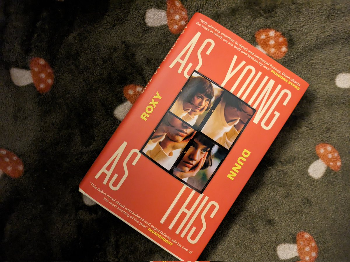 As Young As This by @RoxanaDunn. A frank and thoughtful story of how life deviates from what we expected, and especially what that means as a woman. Loved the second person narrative and felt very seen. The perfect literary counterpart to The Tortured Poets Department tbh!