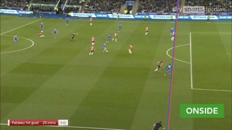 “Offside” though, right? #lufc #lcfc
