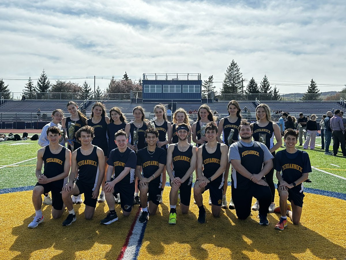 Thank you to our seniors for their 4 years of commitment to Spring Track and Field! You will be greatly missed next year! <a href="/CoachMoschella/">Mike Moschella</a> #peqpanthepride