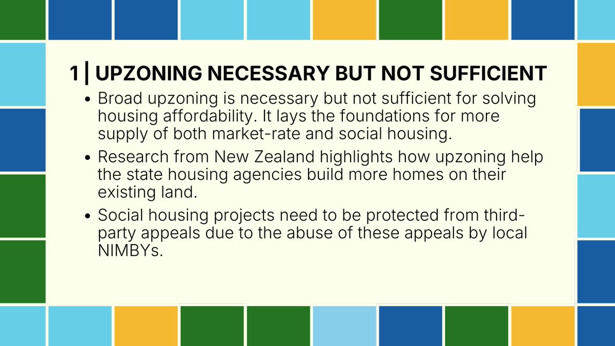 Upzoning is necessary, but not sufficient to solve the housing crisis alone: