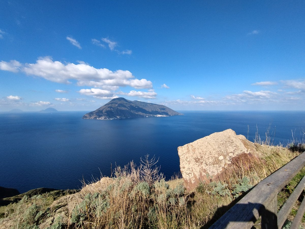 Panoramic view from the hamlet of Quattropani Island of #Lipari.