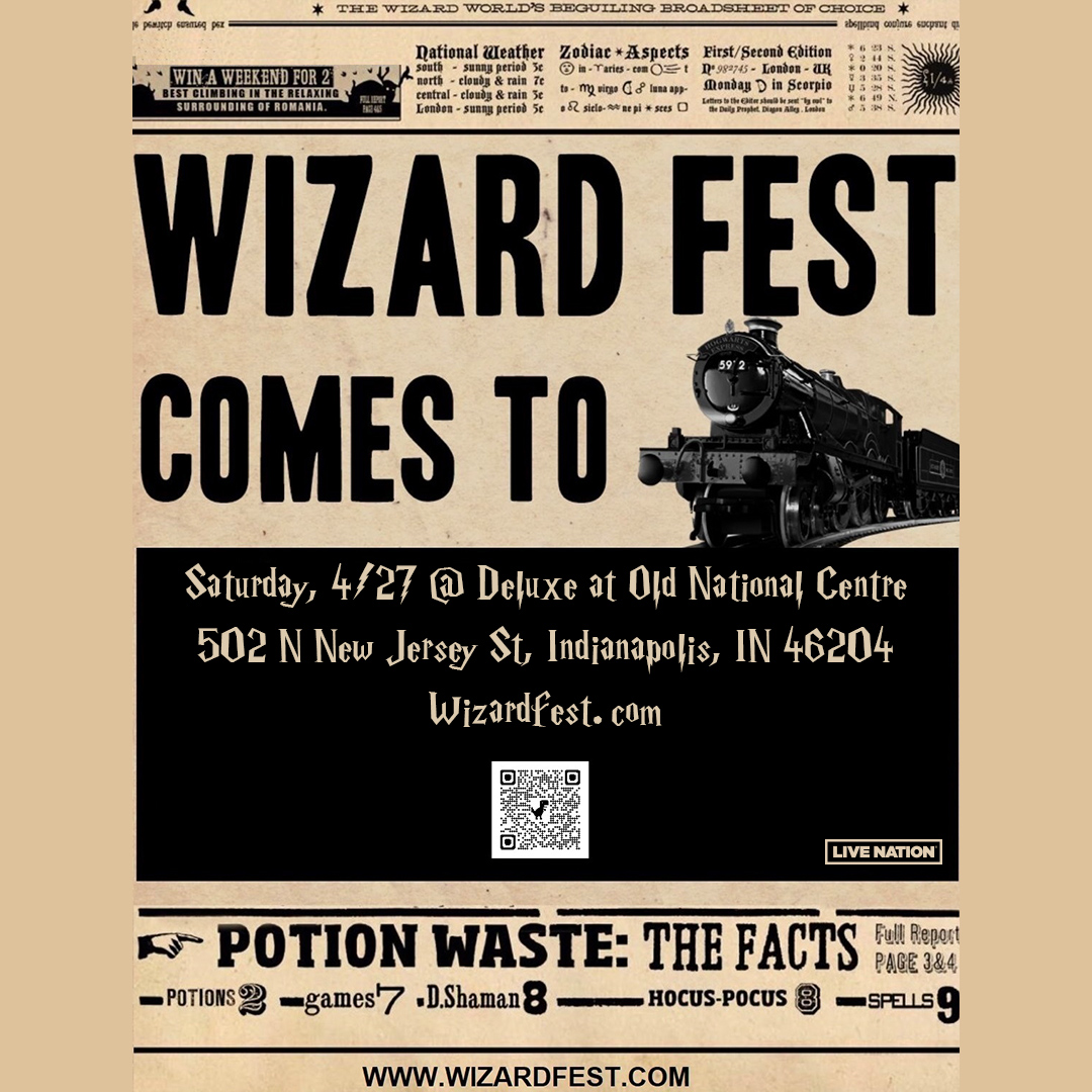 YOU'RE A WIZARD HARRY!⚡️ Have you snagged your tickets to Wizard Fest yet for this Saturday at Deluxe? Grab yours before they magically disappear! ✨ Get ready for an evening of Wizard-themed drinks, Quidditch, costume contest, Wizard trivia & games! 🎫 livemu.sc/3xMiWfo