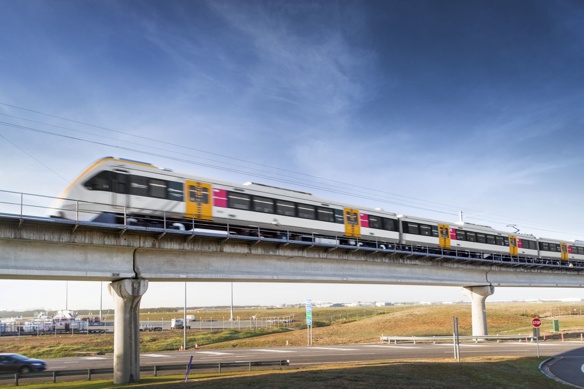 PSA 📣 Scheduled Airtrain track closures are taking place from the first service on Saturday 27th April until the last service Sunday 28th April. Rail Buses will replace trains in both directions. brnw.ch/21wJ6JG.