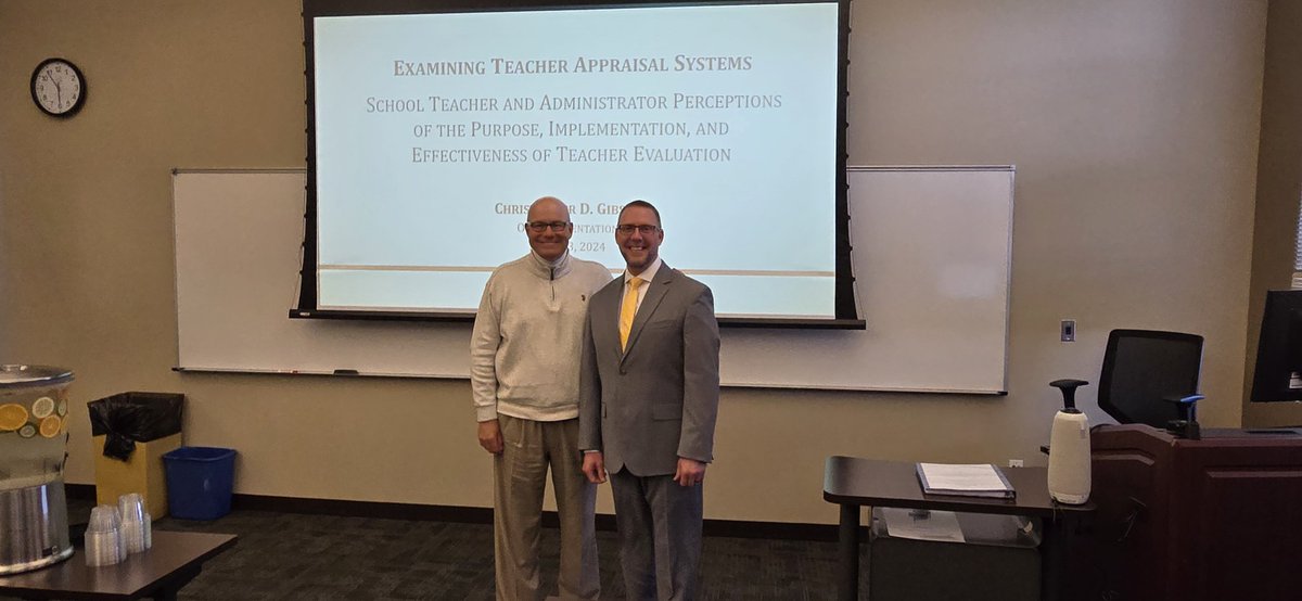 Steve_Wrobleski's tweet photo. Cavalier Nation celebrates Dr. Chris Gibson, our Associate Principal/Acting Principal on successfully defending his dissertation this evening!!! I could not be prouder of Dr. Gibson!

#CrossingTheFinishLine
#WeAreLP
@LPAssocPrinc @LPCavaliers @USFSaints https://t.co/JaIs9eRDM2