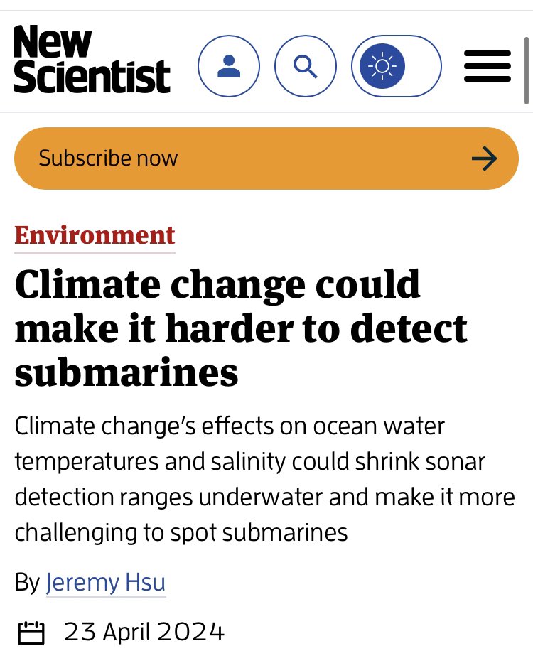 Sinking to new depths with the climate change BS.