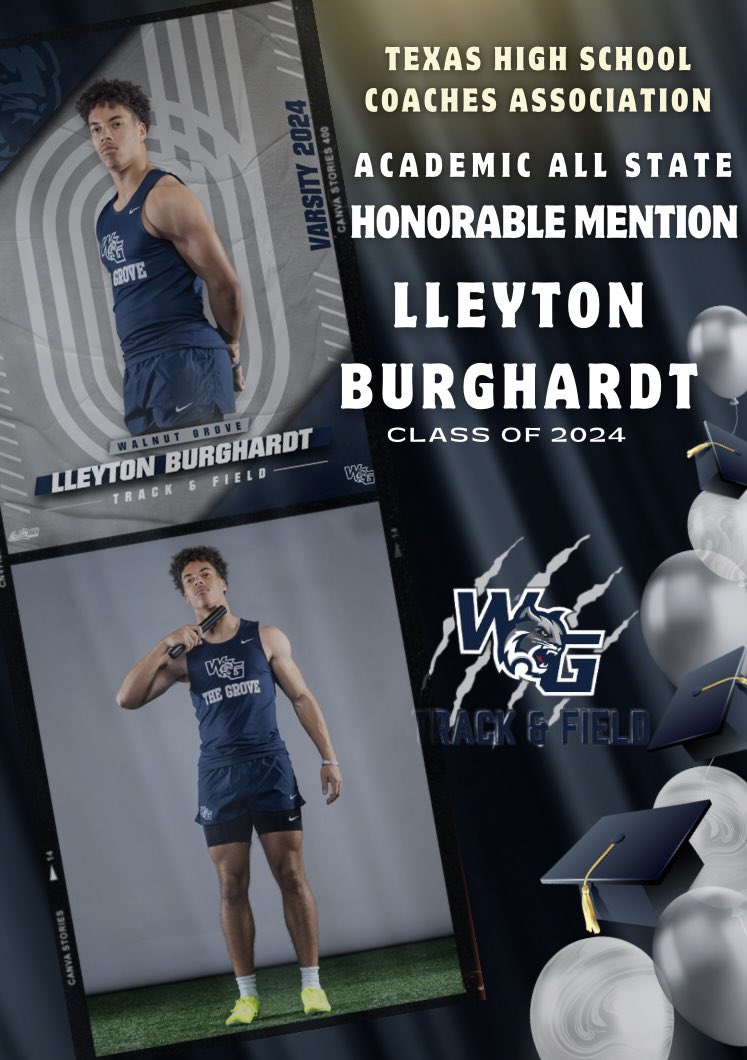 #ProsperProud of <a href="/lleytonburgh/">Lleyton Burghardt</a>! A true leader academically and athletically! <a href="/WalnutGroveHS/">Walnut Grove High School</a> <a href="/WGHS_XCTrack/">Walnut Grove HS Track/XC</a> <a href="/PISD_Athletics/">ProsperISDAthletics</a> <a href="/THSCAcoaches/">THSCA</a>