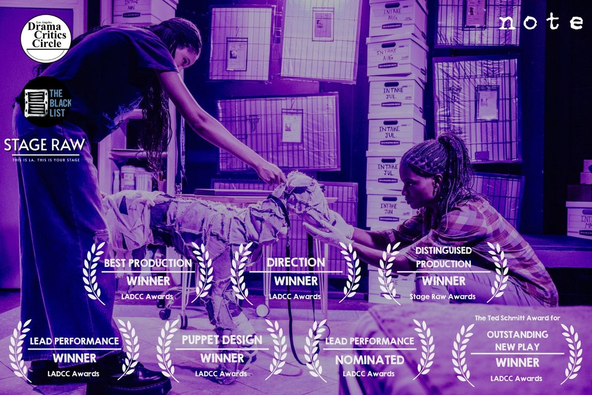 Congrats to
<a href="/TheatreOfNOTE/">NIMROD at NOTE</a>
on winning FIVE prestigious LADCC(
<a href="/ladramacritics/">Los Angeles Drama Critics Circle</a>
) awards for the world premiere of Kill Shelter, by Ashley Rose Wellman, directed by Shaina Rosenthal.  Read the review by

<a href="/AmandaCallas/">Amanda Callas</a>
discoverhollywood.com/Discover-Holly…… #DHMagazine #DiscoverHollywood #blog