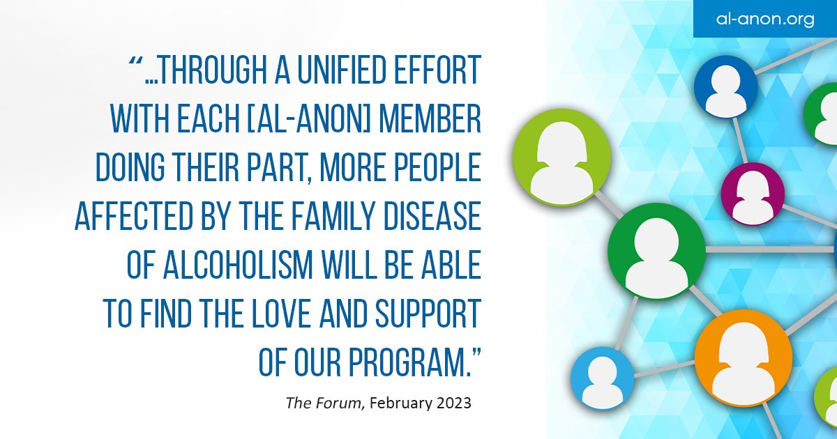 AlAnon_WSO's tweet photo. Read about how we can raise awareness of Al-Anon and Alateen on social media at:
🔹 https://t.co/6Z4EevcfzR
#AlAnon #Alateen #FamilyDisease #FamilyRecovery #alcoholism #addiction #myrecovery #12Step #AA #COA #COAMonth #raiseawareness #breakthecycle #giveback https://t.co/Kf0MrdsmCo