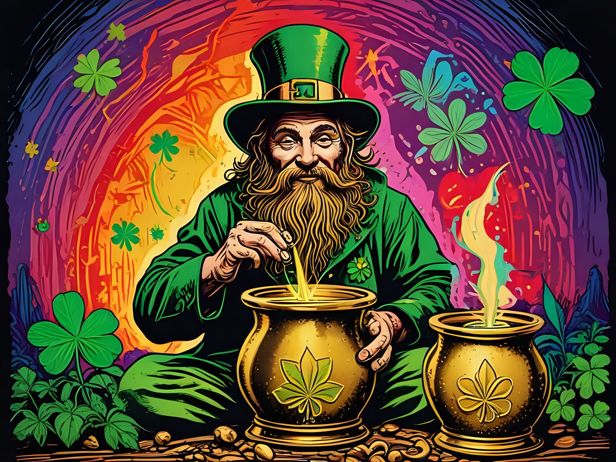 Do you believe in luck? 
@Imagine_aiart

Show me your lucky charms...
@ConsciousSelfBk
@starrybytes
@aest_artificial
@RobotGardening
@BeReadyForAI
@fmart_labs

#leprechaun #gold #clover #green #elf #luck #lucky #luckycharm #irish #luckoftheirish #pots #potofgold 
#GoodLuck…