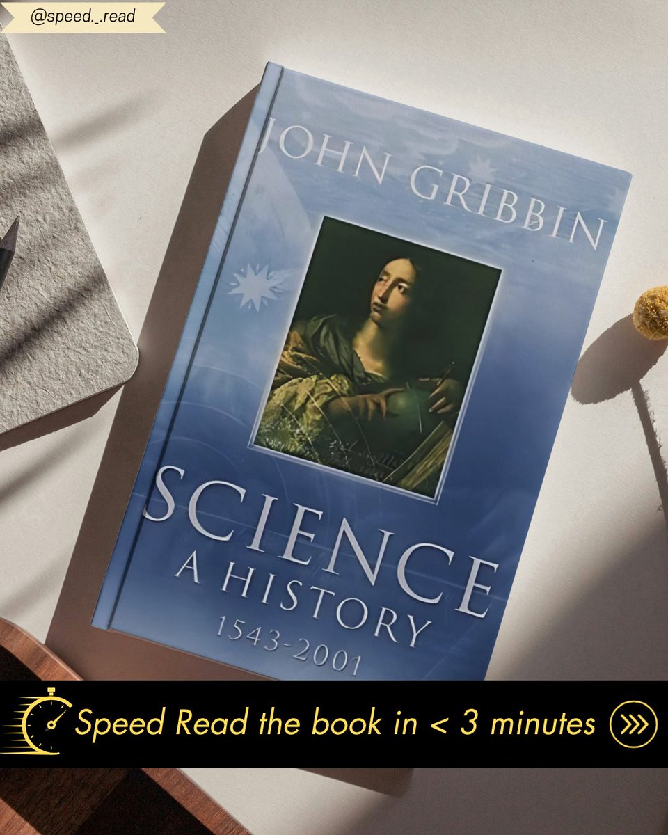 Earth: Once the center, now a speck in the cosmos. How did science reshape our place in the universe? Explore the incredible journey with John Gribbin's 'Science: A History' (1543-2001).

#sciencehistory #bookstagram #universe #SpeedRead #johngribbin #Cosmos #sciencebooks