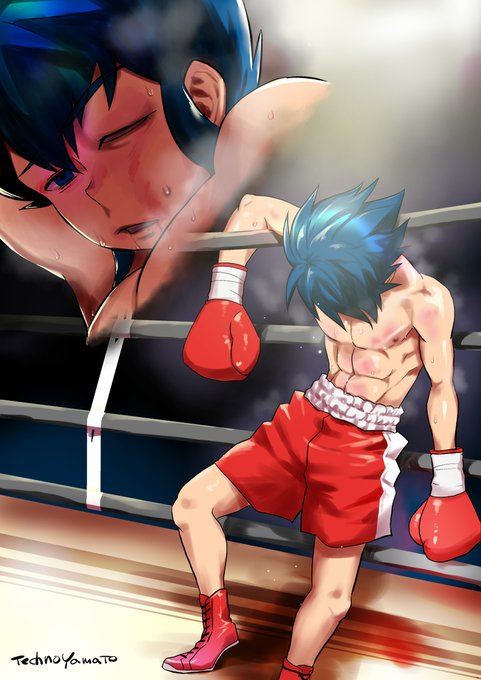 [R-18G] 大牙剣君ボクシングで敗北 | 大和テクノ #pixiv https://t.co/4rDdGrV8da 