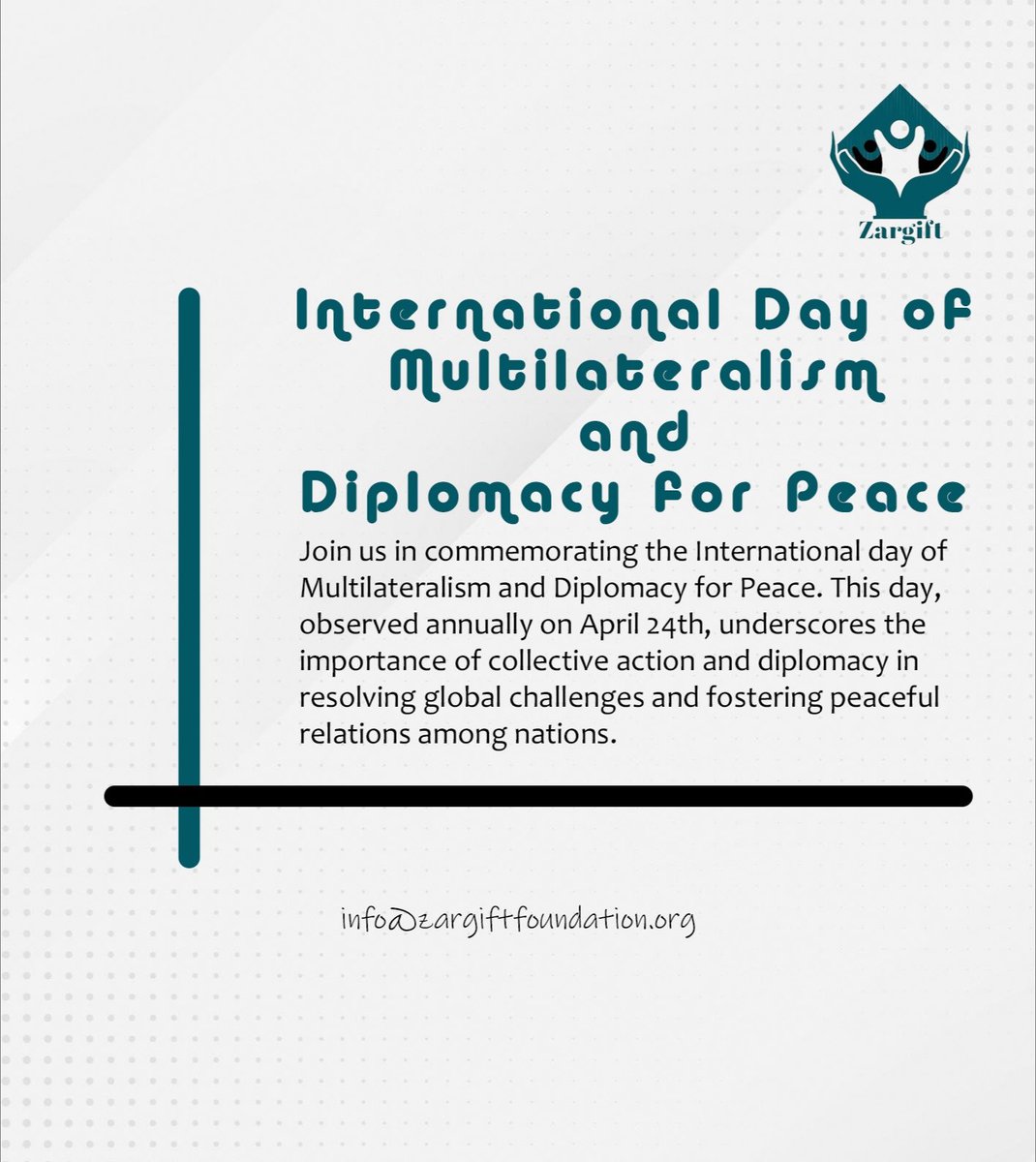 International Day of Multilateralism and Diplomacy for Peace. #NGO #diplomacy #fyp #Abuja #lagos #Nigeria #un