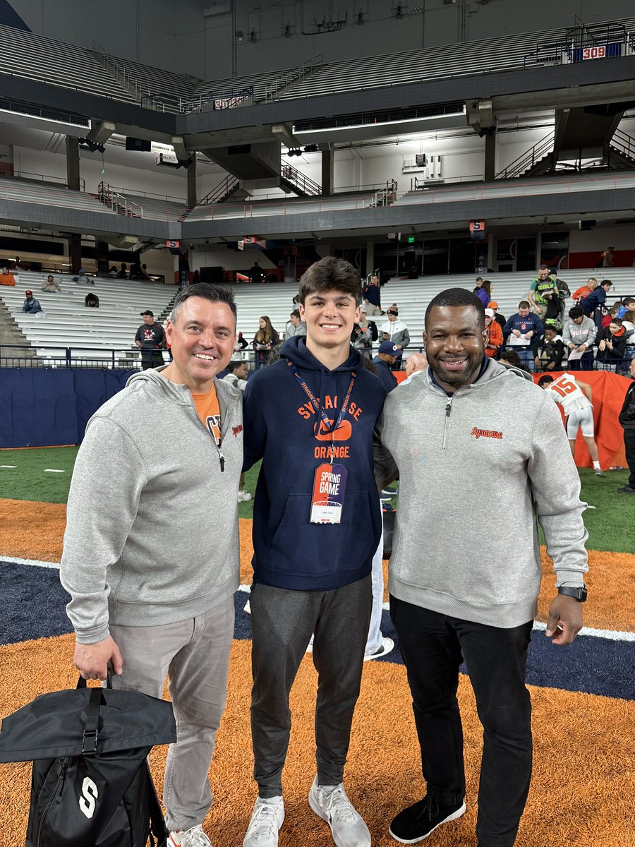 Syracuse Lacrosse and Football

HHH x LikeNoOther
D.A.R.T.
🎯🍊

@CuseMLAX @CuseFootball 
@garygait @JohnOdierna 
@FranBrownCuse @CoachNunz 
@CoachNixon_Cuse @Commit2Cuse 
@TheJuiceOnline @GeraldFilardi47 
@QBCoachBrady @jared_valluzzi 
@SyracuseOn247 @CuseRecruiting