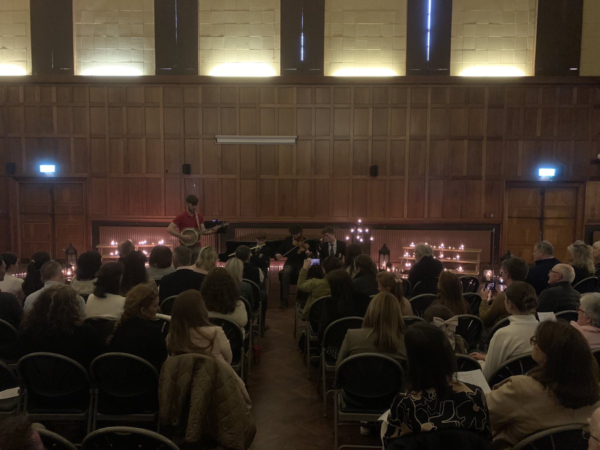 Fantastic performances throughout the Celebration of Music Night in the college theatre tonight. A very talented bunch entertained a lovely crowd. Well done to all.