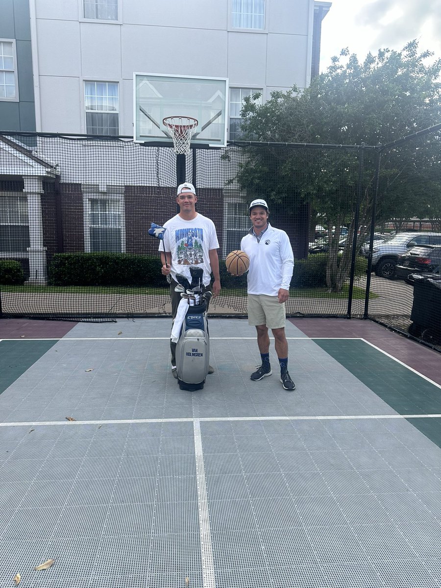 Let’s go <a href="/Timberwolves/">Minnesota Timberwolves</a> ! White out! 

Shout out to <a href="/MinnesotaMunn/">Jeff Münneke</a> and the Timberwolves for sending some gear for the road! <a href="/JimPeteHoops/">Jim Petersen</a> <a href="/VanHolmgren2/">Van</a>