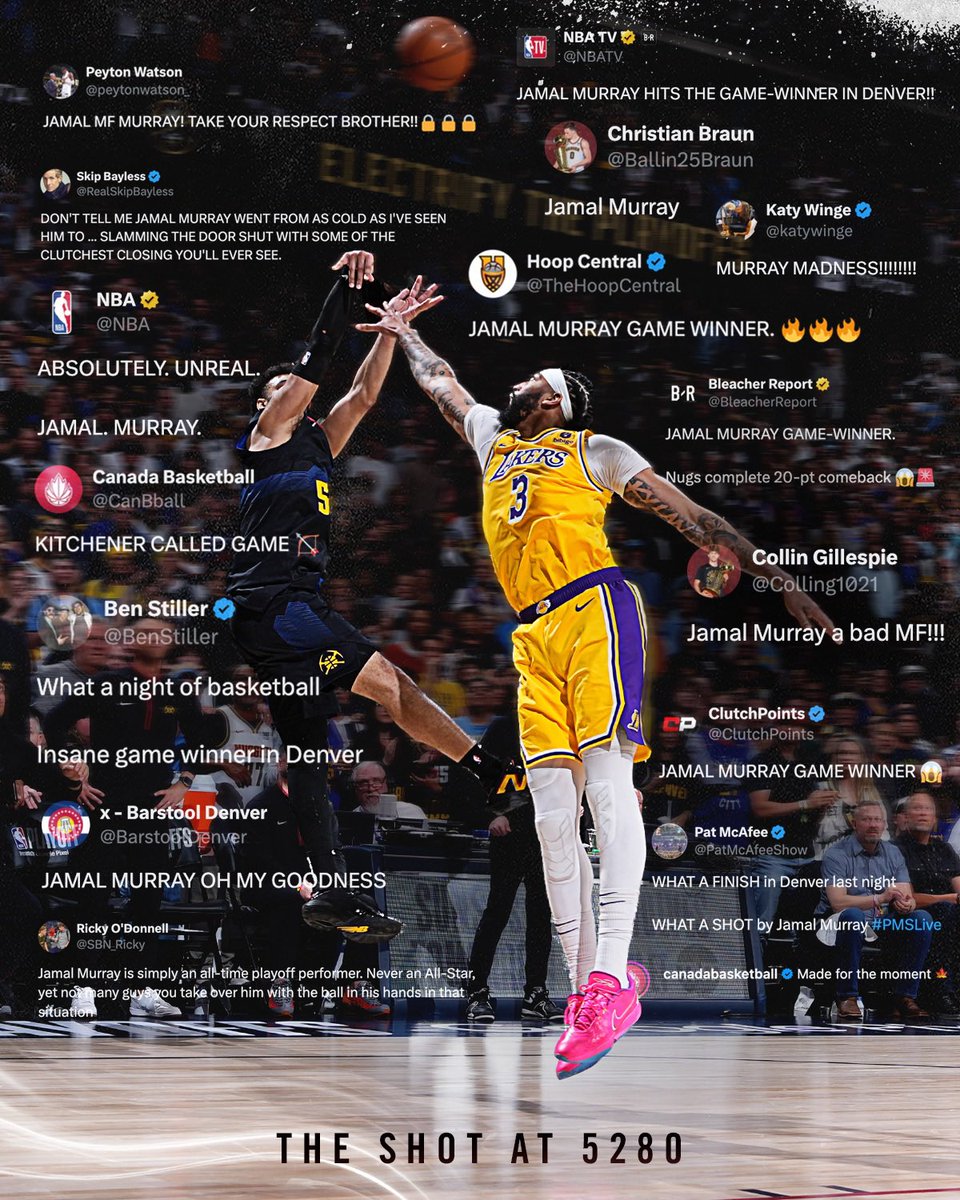 nuggets's tweet photo. Got the people talkin’ https://t.co/VLGwLrFB4X