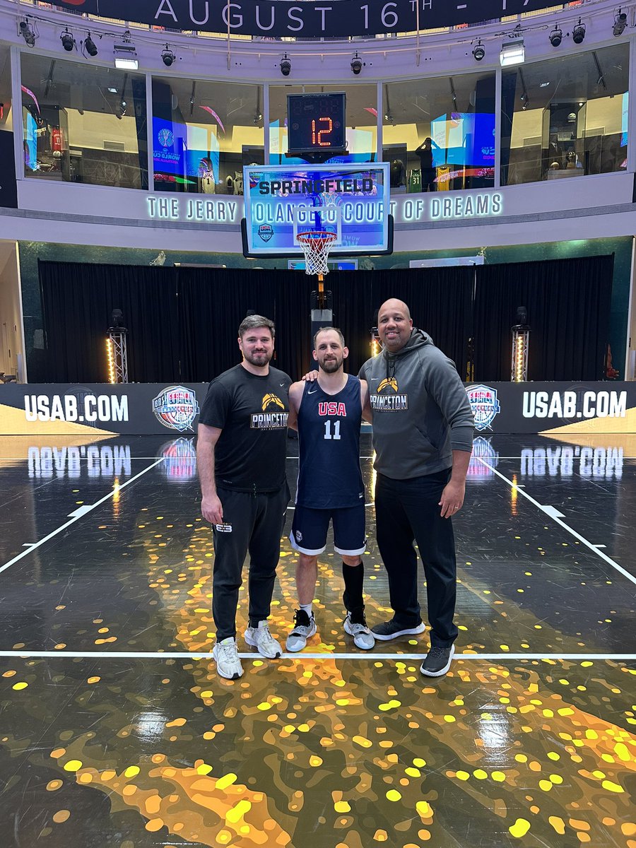 Enjoyed spending time with Team Princeton & some of my former 3x3 teammates at the @Hoophall in Springfield, MA. Congratulations to @usab3x3 for putting on an amazing event! Proud to see the evolution of 3x3 & looking forward to watching Team USA Women & Men in the Olympics!!