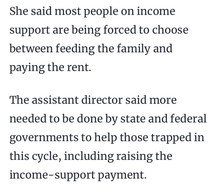 “[She] said more needed to be done… to help those trapped in this cycle, including raising the income-support payment” 'The reality is JobSeeker & other income support payments simply aren't enough to cover the basics” Bendigo is suffering. Please #RaiseTheRate @LMChesters