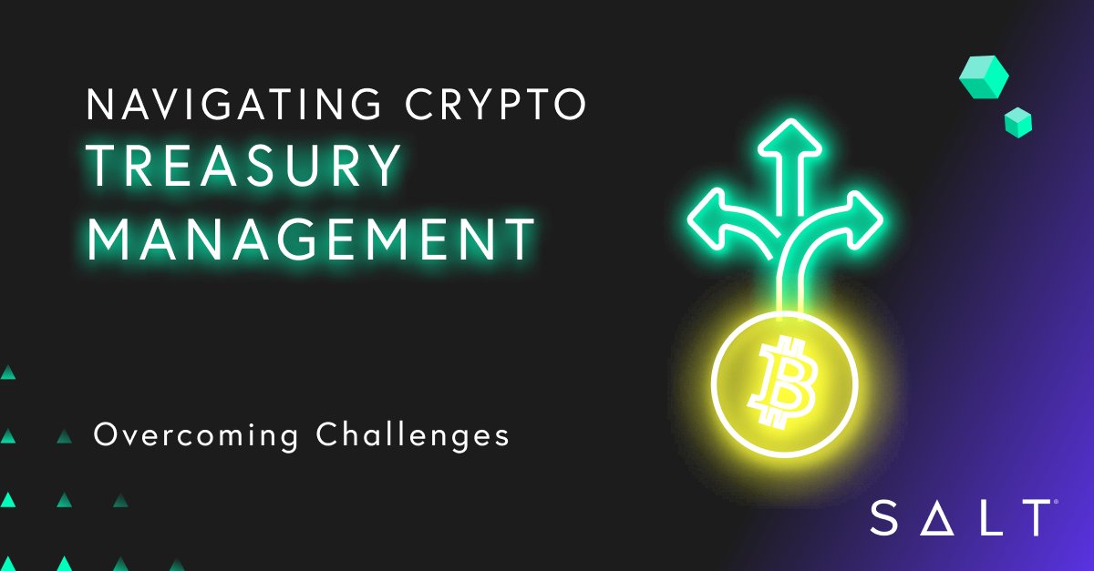 🔒 Crypto Treasury Management: Challenges & Solutions! 💼 🚀 Security: Keep assets safe yet accessible. 💰 Volatility: Ride the rollercoaster with strategic planning. 📊 Diversification: Balancing gains & diversity. 📅 Taxing Transactions: Track with precision. 💡 Liquidity…