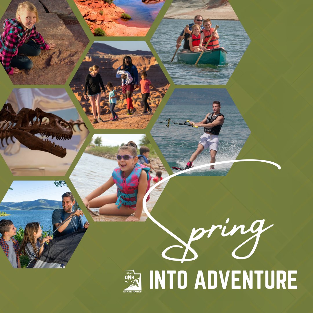 🌞🌱 Springtime vibes are in full swing, but the fun is just beginning at Utah's State Parks! Don't miss out on the latest events and activities happening near you. Check out our latest blog post for all the details! Learn more: stateparks.utah.gov/2024/03/26/a-g…