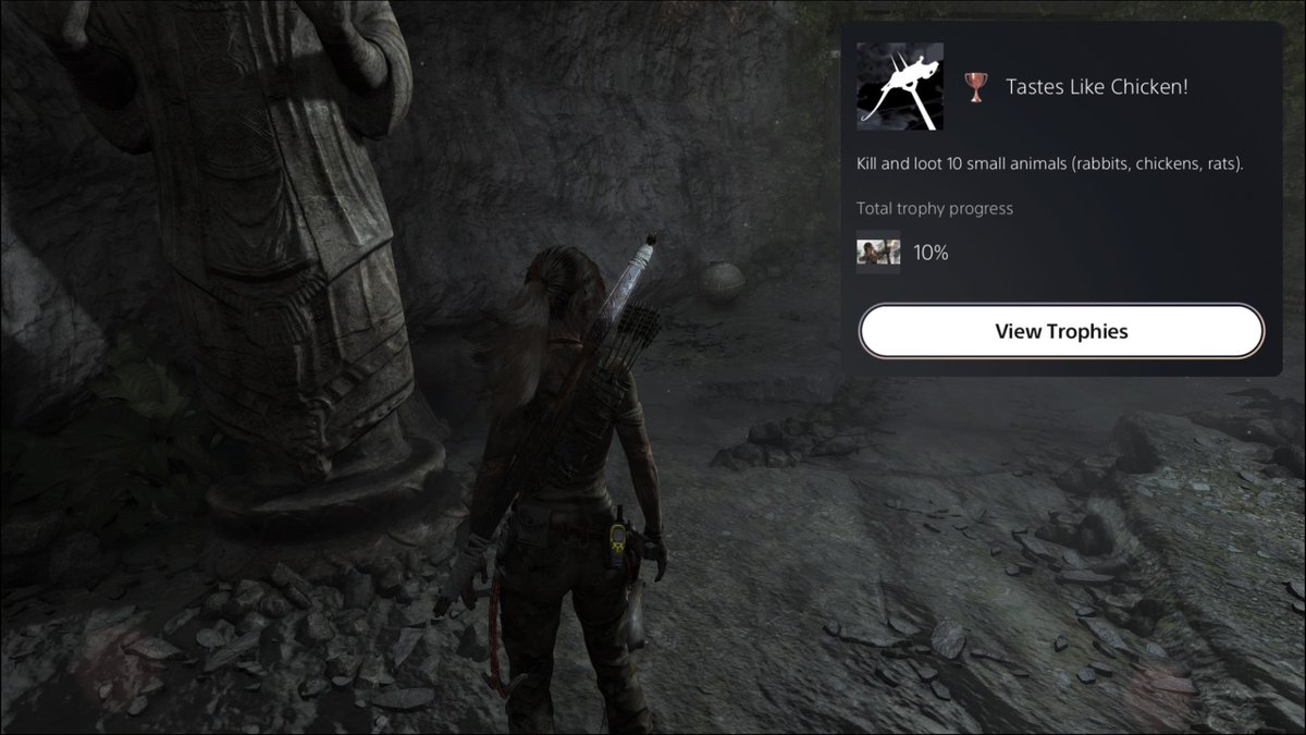 Didn't even know this particular achievement existed until I'd gotten it lol 😆
#TombRaider #LaraCroft #AchievementUnlocked