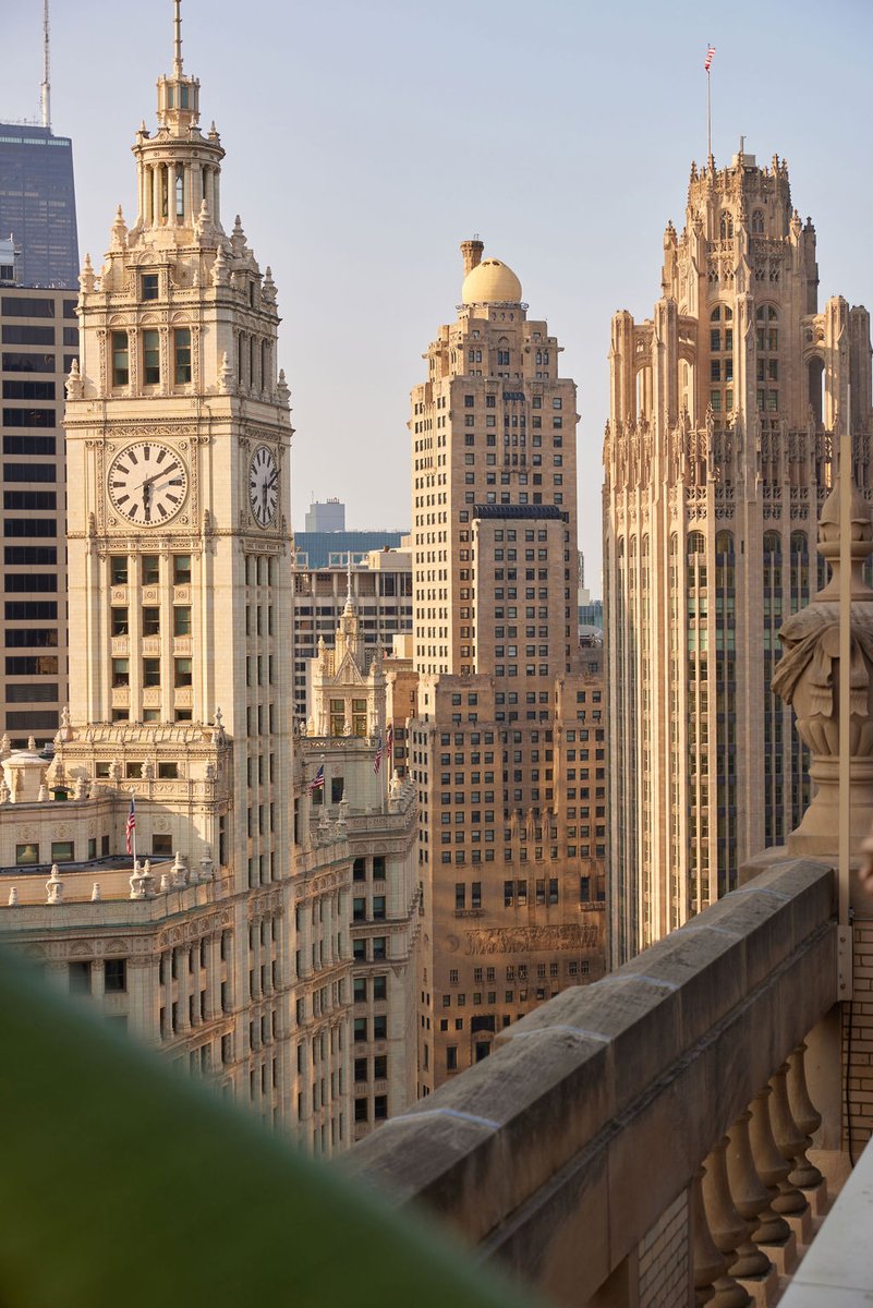 Golden light illuminates our city's iconic architecture. It's tough to top these rooftop views. 🙌🏼 📷 : instagram.com/ladyemilytrave…