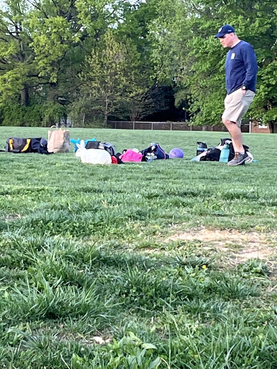 A dad brought a bunny to his daughters soccer practice