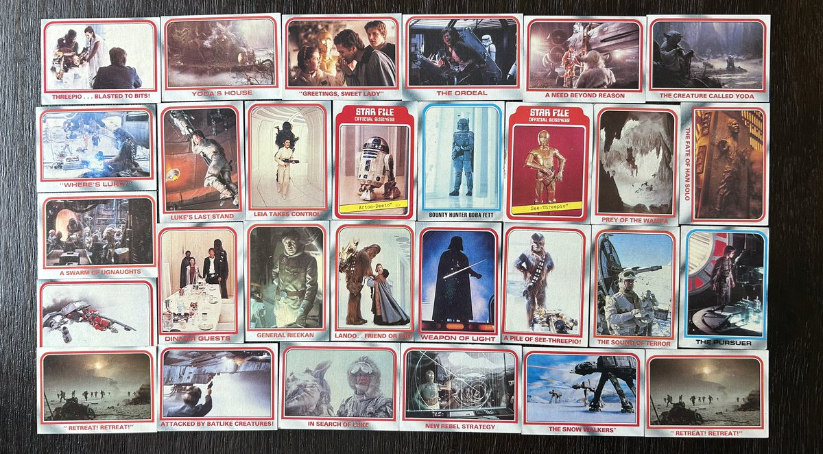 @TGNCards Star Wars 1980 Topps $12 shipped