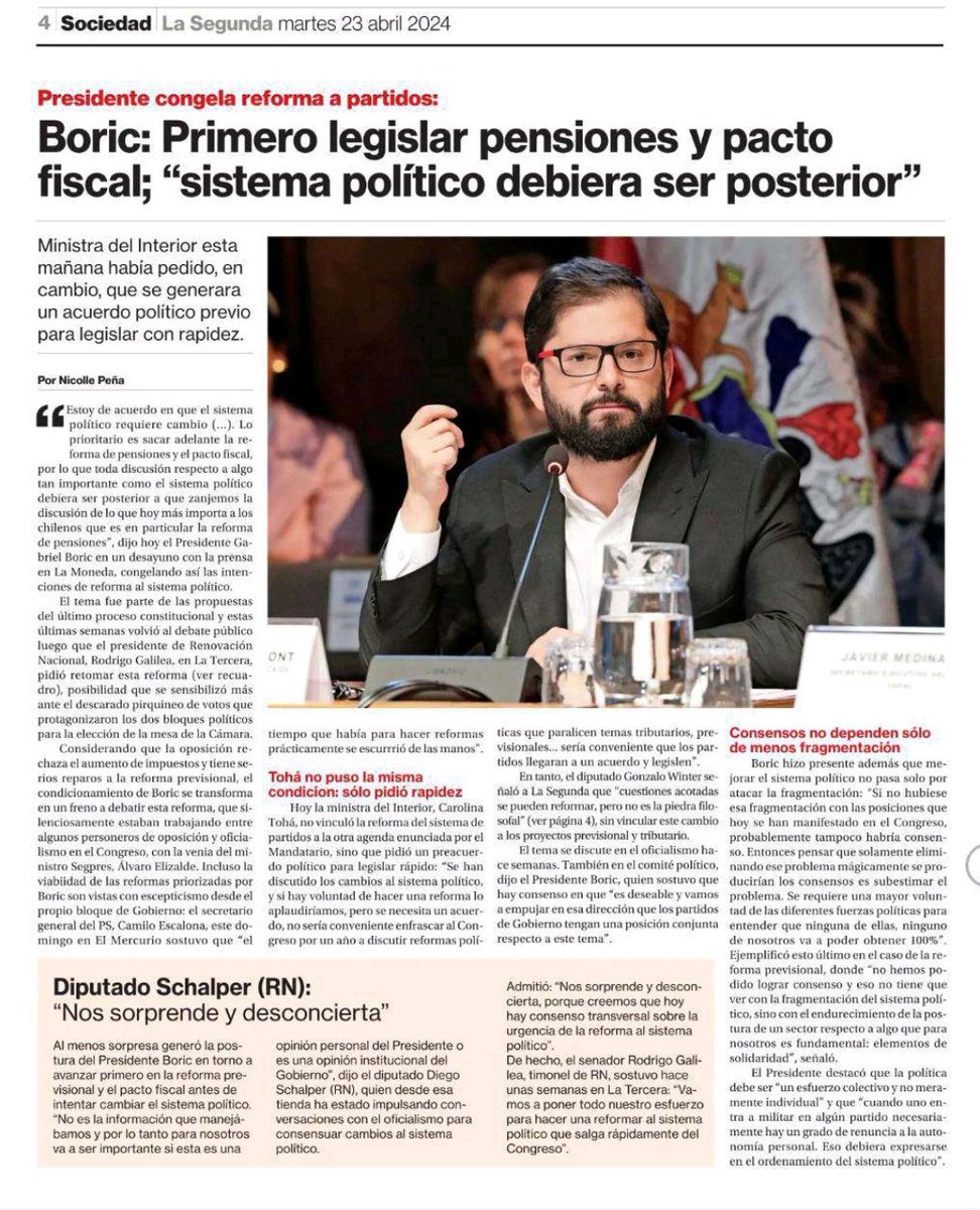 . @GabrielBoric Quien es minoría no puede imponer la agenda El mundo al revés #BoricNoSeLaPuede