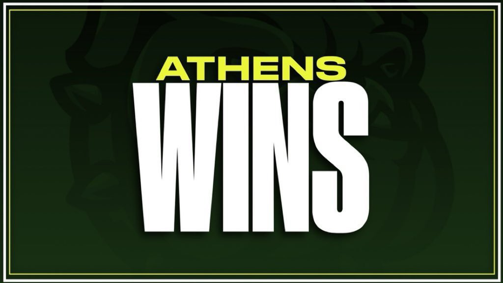 ACSD_Athletics's tweet photo. Bulldogs Win!!

Athens survive their closest contact of the season to their rivals the Alexander Spartans and extend their winning streak to 13 games.

Final Score:
Athens 3
Alexander 1

Bulldogs are now 13-1 (7-0 TVC)

Up next: Tomorrow night vs Wellston 5pm https://t.co/D1CS5zZgWq