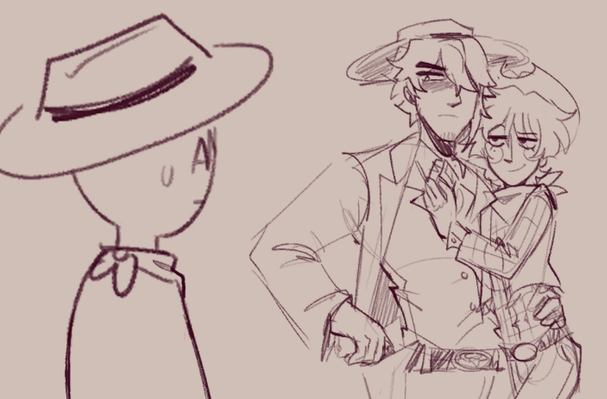 can cowboy scara get a kiss — sorry anon that ones off limits curiouscat.live/HaiscaraHourly…