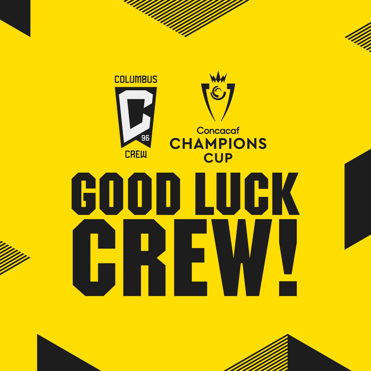 Good luck to @ColumbusCrew in the #ConcaChampions Cup from your Official Eyewear Partner! ⚽💛 #Crew96