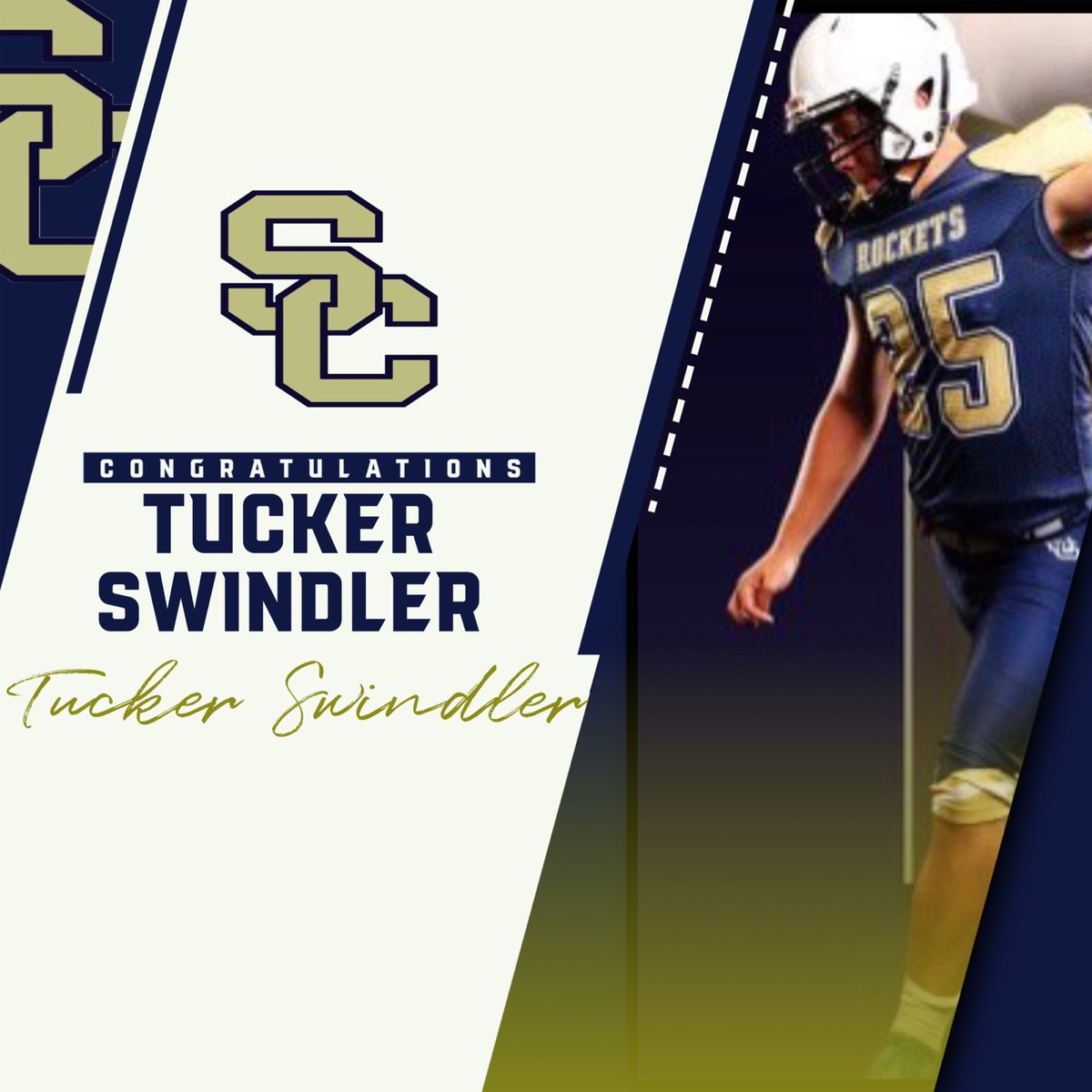 SCHSRockets's tweet photo. Congratulations to Tucker Swindler who will continue his education and Football career at Eastern Kentucky University! 

@SCPS_Activities @TuckerSwindler @eswindlershelby https://t.co/PrrWg2V4NF