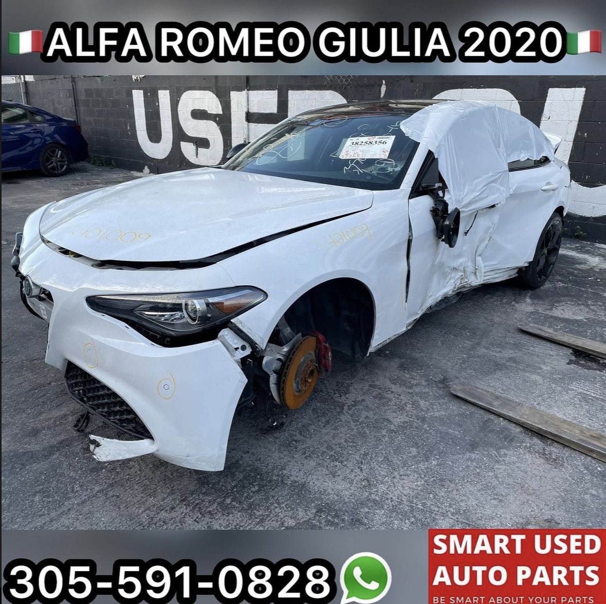 ALFA ROMEO GIULIA 2020 🇮🇹🇮🇹🇮🇹
FOR PARTS‼️
305-591-0828
.
.
.
#alfa #alfaromeo #alfaromeogiulia #giulia #romeo #usedautoparts #carparts #junkyard #italian #racing #parts #autopartes #autopartsforsale #autorepair #newinventoryinstock
