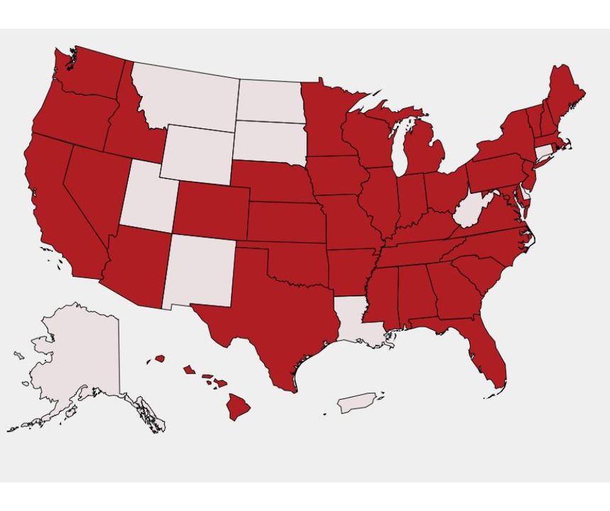 WKUAlumni's tweet photo. Help us fill in your state for #WKUDayofGiving! We're only 11 states (plus Puerto Rico) away! Visit https://t.co/TvSYEGCf3W to turn your state Hilltopper red! https://t.co/L8NwK7zFBY