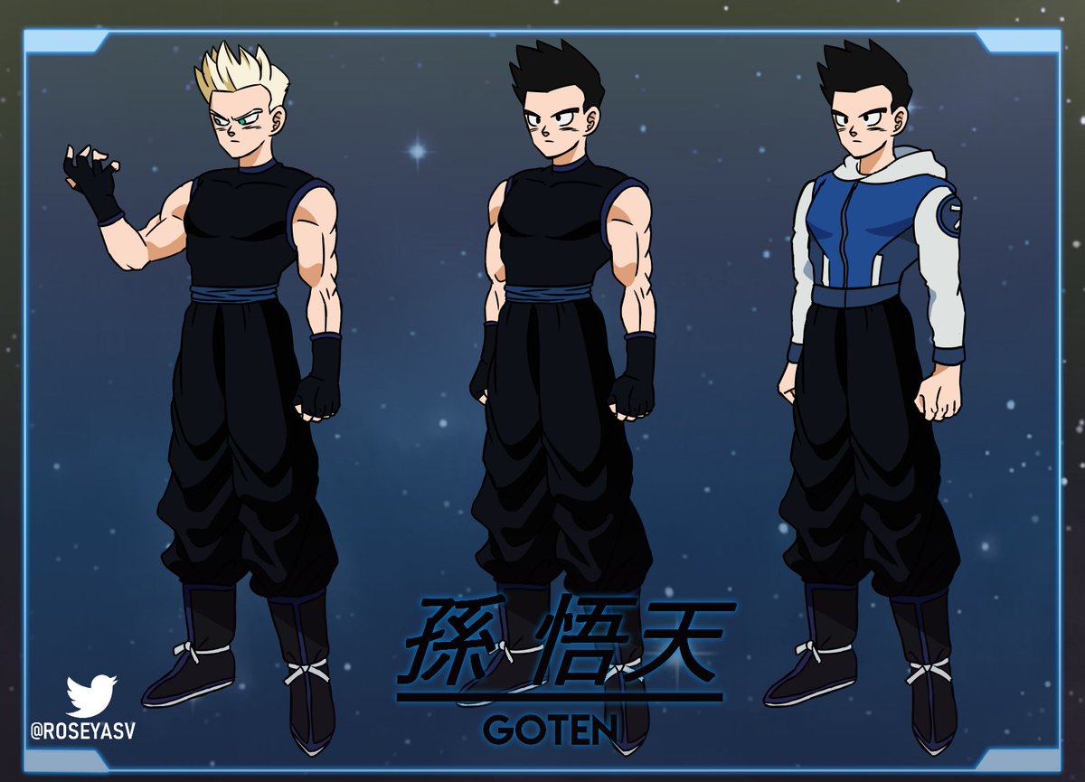 My old Future Goten design!
#DBRedraw #DragonBall #DBS 
@SLOplays