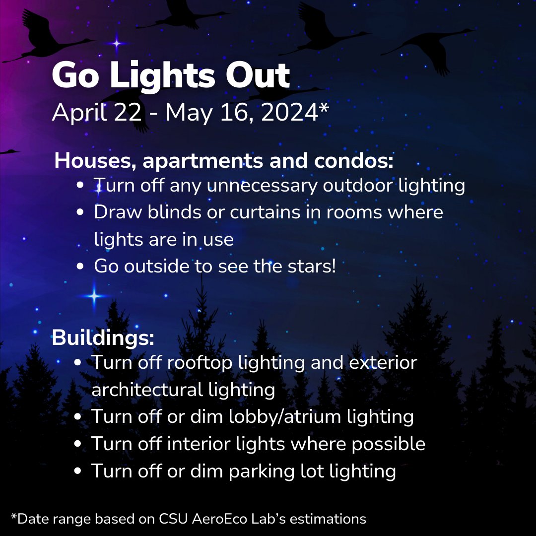 #LightsOut Red Alert tonight! 4.7 million birds will travel through Oregon's skies tonight and depend on the moon and stars as guides. Go Lights Out with us and the City of Portland to save birds, save energy, and see stars! 🤩🦅 Go Lights Out: ow.ly/EQom50RmIHP