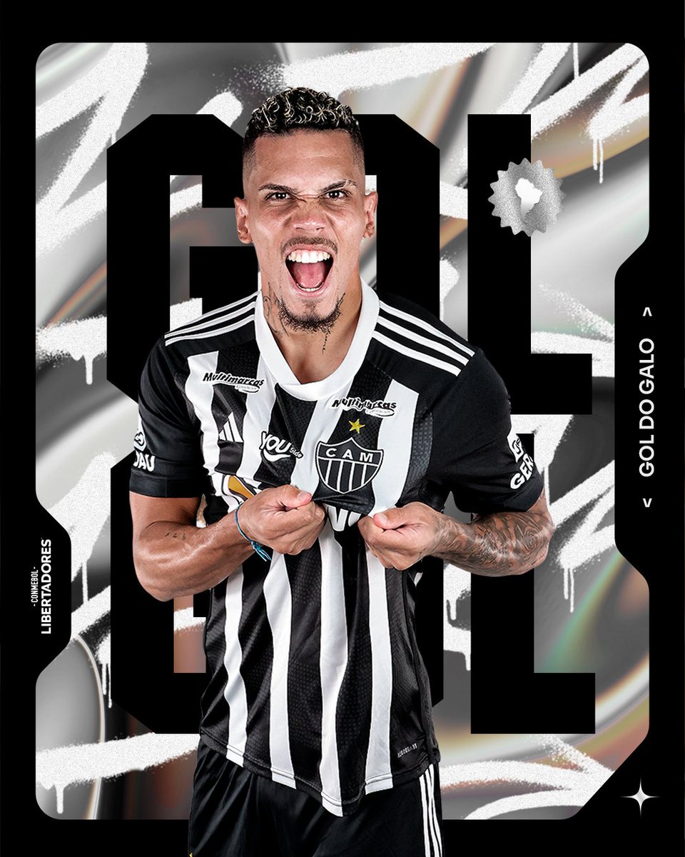 Atletico's tweet image. ⏱️ 26‘- GOOOOOOOOOOOOOOOOOOOLLL DO GAAAAAAALLLLOOOOOOOOOOOOOOO!  PAULINHO RECEBE UM PRESENTAÇO E AMPLIA O PLACAR PARA O GALO!

1ºT | 2x0 ⚫⚪

#GALO #VamoGalo #CAMxCAP